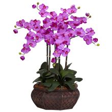 Large Phalaenopsis Silk Flower Arrangement - Orchid