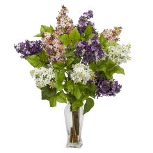 Lilac Silk Flower Arrangement, Assorted