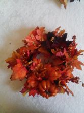 Artificial Fall Leaves Wreath