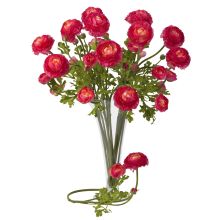 Ranunculus Silk Flower, 23" (Set of 12) Beauty