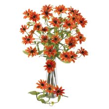 Cosmos Silk Flower, 28.5" (Set of 12) Orange