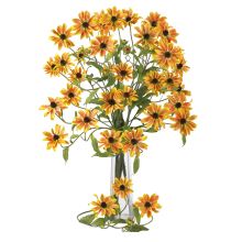 Cosmos Silk Flower, 28.5" (Set of 12) Yellow