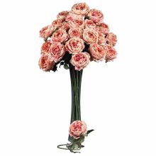 Large Rose Silk Flower, 31" (Set of 12 Stems) Pink