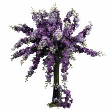Delphinium Silk Flower, 38.5" (Set of 12 Stems) Purple