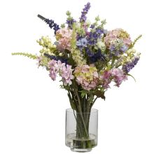 4760 - Lavender & Hydrangea Silk Flower Arrangement