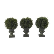 Cedar Ball Topiary (Set of 3)