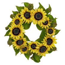 Sunflower Wreath 22"