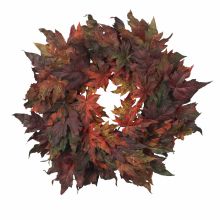 Artificial Maple Leaf Wreath 30"