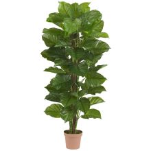Large Leaf Philodendron Silk Plant 63"(Real Touch)