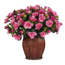 Azalea Silk Plant, w/Vase