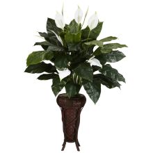 Spathyfillium Silk Plant, w/Stand
