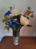Silk Dahlias Roses Gerbera Daisies Bouquet Arrangement